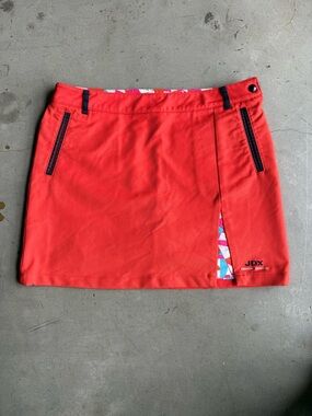 JDX / Golf Skort (Korean) / Red Orange